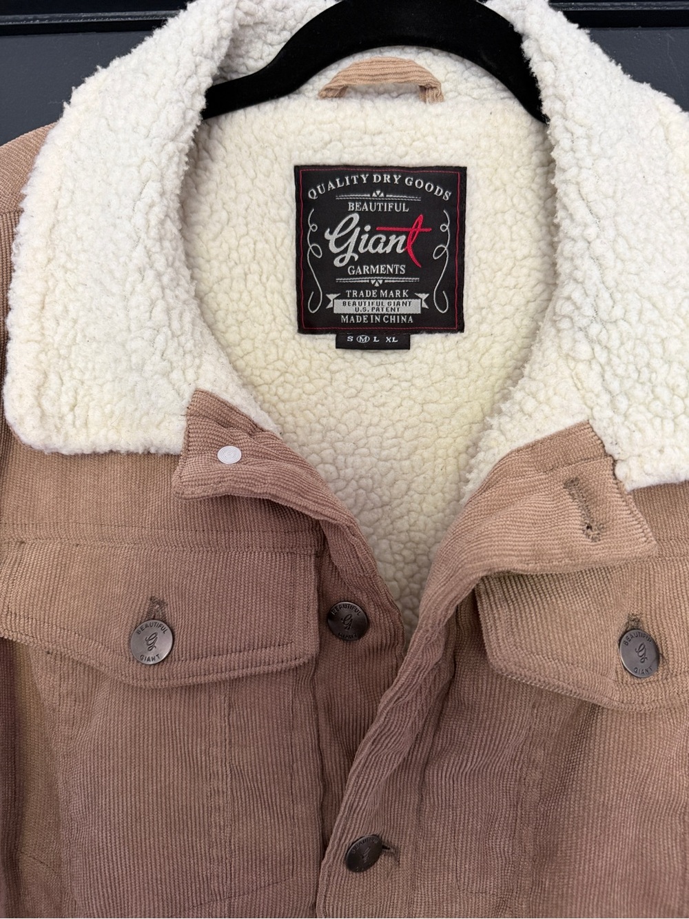 Beautiful Giant Sherpa Trucker Jacket - Picture 3 of 5